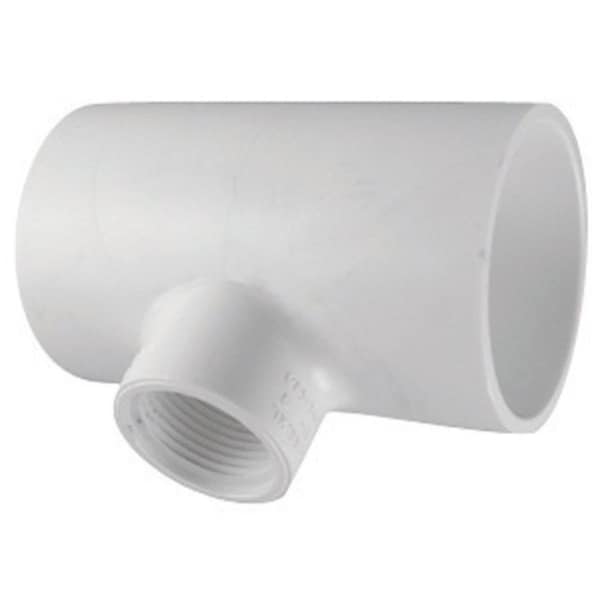 Pinpoint Charlotte Pipe & Foundry PVC024013700 PVC Reducing Tee 1.25 x 1.25 x 0.5 in. FPT PI150919 - main